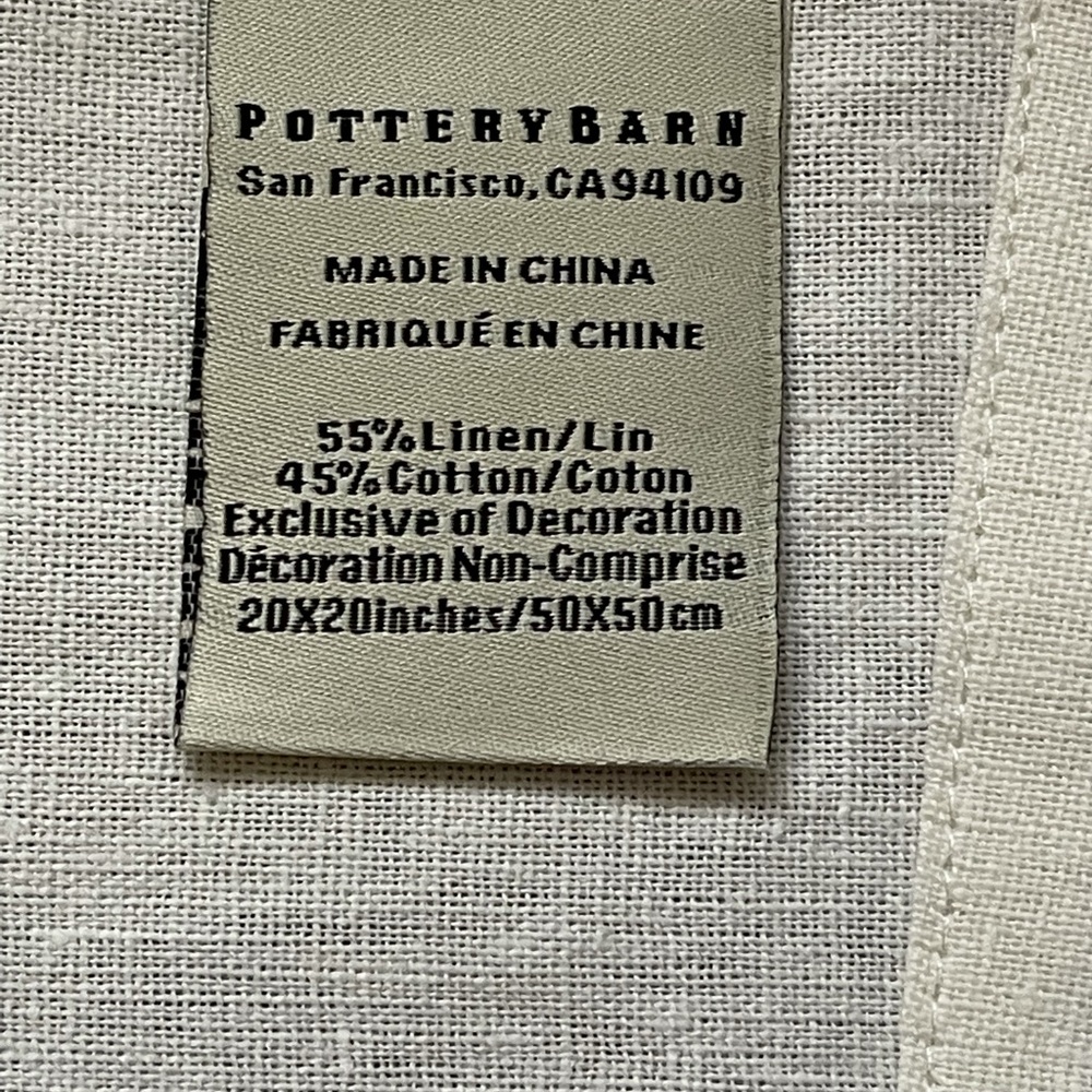 Pottery Barn Napkins, NWOT - Picture 3 of 3